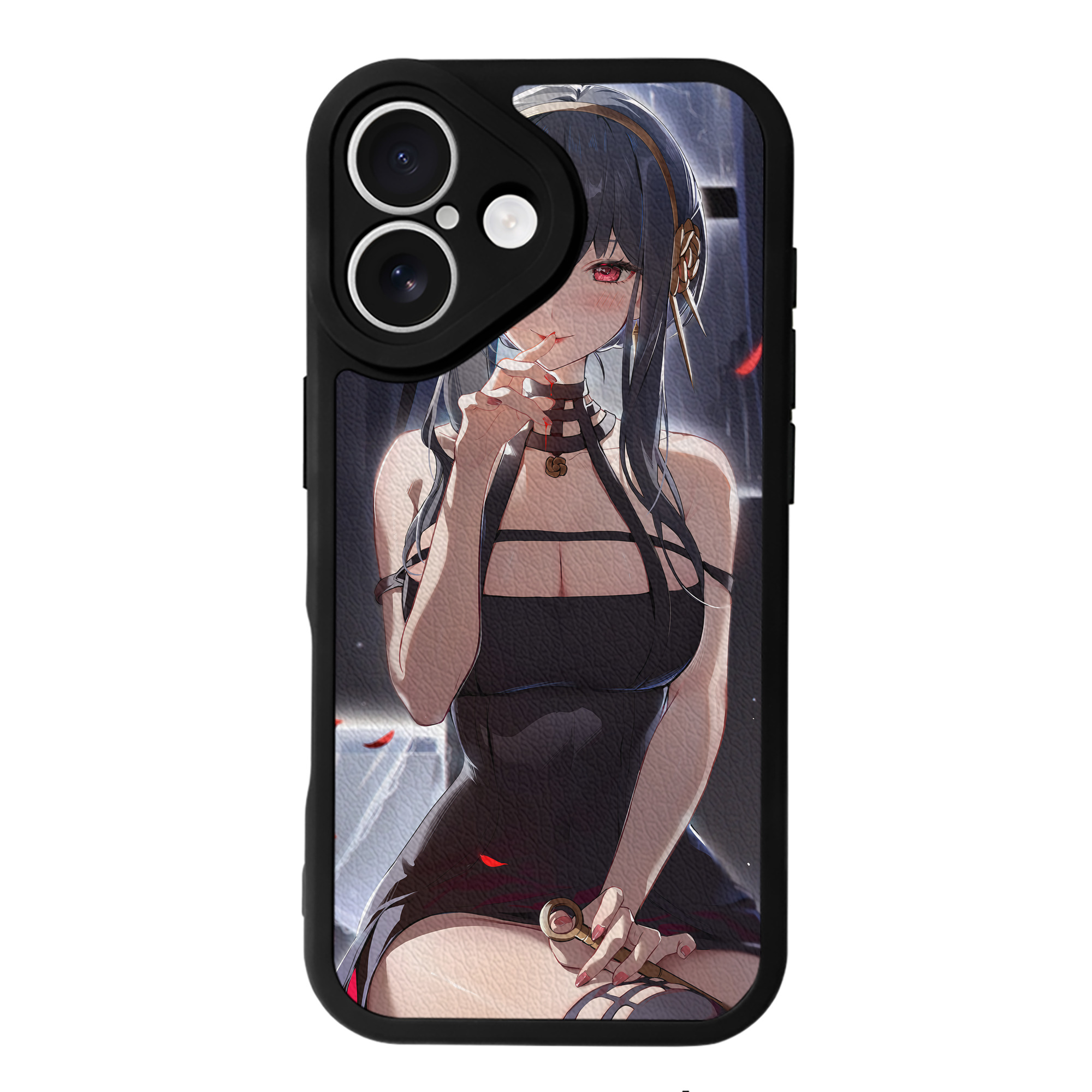 （画像用） SPY×FAMILY间谍家家酒 【iPhone 16シリーズ対応】シリコンスマホケース（レザー調） 材質：シリコン